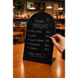 3Art Metal Dekorasyon Tic.Ltd.Şti Metal Menü Panosu Yaz Sil - Masaüstü Kafe Restoran Fiyat Listesi ve Tahtası