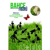 3Art Metal Dekoratif Bahçe Süsleri - 7'Li Set Metal Karınca - Saksı Üstüne Heykel Figürü