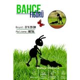 3Art Metal Dekoratif Metal Bahçe Süsü - Bahçe Dekorasyonu Dekor Karınca - Saksı Üstüne Heykel Figürü