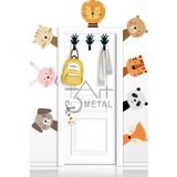 3art Metal Kapı Arkası Metal - Demir Askılık | Sağlam Ve Şık Tasarım - Pratik Ve Dayanıklı - Çocuk Odası 2'li