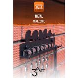 3Art Metal Lazer Kesim Mangal Askılığı – Şiş Ve Izgara Aparatı Askı Standı - Duvar Montajlı Barbekü Organizeri