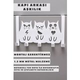 3art Metal Metal Amerikan Kapı Arkası Askılık - Dekoratif Demir Banyo Askısı