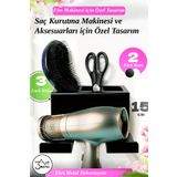 3art Metal Metal Fön Makinesi ve Aparat Standı - Kuaför & Ev Kullanımı
