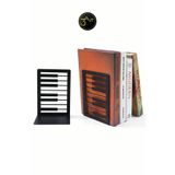 3Art Metal Modern Kitap Tutucu | Minimal Dekoratif Kitap Desteği | Ofis & Ev İçin Şık Bookend Seti