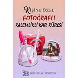 3B BASKI REKLAM PROMOSYON KİŞİYE ÖZEL KALEMLİKLİ ''BASKILI'' KAR KÜRESİ