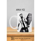 3b Baskı Reklam Promosyon Rafa Silva Temalı Porselen Kupa Bardak - Beyaz - 300 ml