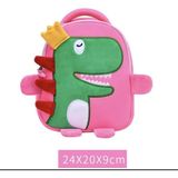 3b Kids Dinozor Peluş Çocuk Okul Sırt Çantası Pembe