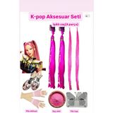 3b Kids Kpop Mira Huntrix Iblis Avcıları Aksesuar Ayakkabılı Set Doğum Günü Parti Kpop Ayakkabı Peruk Işıklı Saç Seti - Çok Renkli