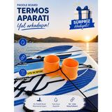 3B Paddle Board Sup Board Kano Ikili Termos Kupa Eşya Tutucu - Turuncu
