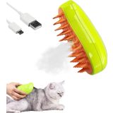 3B Trend Buharlı Kedi Köpek Fırçası Şarjlı Soğuk Buhar Tüy Tarağı Tüy Toplama Tarama Fırça Tarak