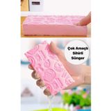3B Trend Çok Amaçlı Daha Fazla Köpük Üretebilen Sihirli Yumuşak Sünger Peeling Banyo Süngeri