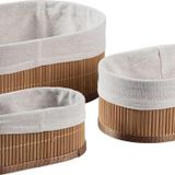 3B Trend Doğal Bambu Organizer Kutusu, Bambu Ahşap Ekmeklik, Ahşap Bambu Ekmek Sepeti