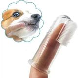 3b Trend Evcil Hayvan Kedi Köpek Parmağa Takılan Diş Kaşıma Fırçası - Şeffaf - Standart