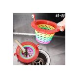 3b Trend Lavabo Süzgeci Renkli 6 Kademeli Mutfak Gider Tıpası Lavabo Süzgeci
