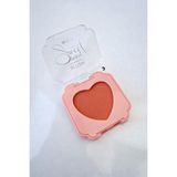 3b Trend Rose Sweet Cheeks Tekli Mat Allık No:3 Kalp Desenli Doğal Görünüm Veren Kadifemsi Mat Blush - 003
