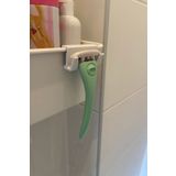 3D 2 Adet Permatik Tutucu - Banyo Jilet/lif Askısı Çok Amaçlı Askı