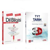 3D 2 Kitap TYT Tarih Soru Bankası ve AKM Dil Bilgisi Soru Bankası Seti