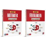 3D 2025 8. Sınıf Lgs Matematik + Fen Bilimleri Similasyon Deneme Seti 2 Kitap