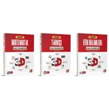 3D 2025 8. Sınıf Lgs Matematik + Türkçe + Fen Bilimleri Similasyon Deneme Seti 3 Kitap