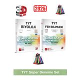 3d 2025 Tyt Biyoloji 48 Adet-Tyt Fen Bilimleri 20 Adet Simulasyon Video Çözümlü Deneme Seti+Kalemlik