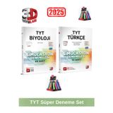 3d 2025 Tyt Biyoloji 48 Adet-Tyt Türkçe 10 Adet Simulasyon Video Çözümlü Deneme Seti+Kalemlik