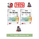 3d 2025 Tyt Dilbilgisi 30 Adet-Tyt Fen 15 Adet Simulasyon Video Çözümlü Deneme Seti+Kalemlik