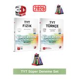 3d 2025 Tyt Fizik 48 Adet-Tyt Türkçe 10 Adet Simulasyon Video Çözümlü Deneme Seti+Kalemlik