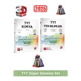 3d 2025 Tyt Kimya 48 Adet-Tyt Fen 15 Adet Simulasyon Video Çözümlü Deneme Seti+Kalemlik