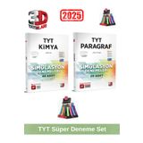 3d 2025 Tyt Kimya 48 Adet -Tyt Paragraf 20 Adet Simulasyon Video Çözümlü Deneme Seti+Kalemlik