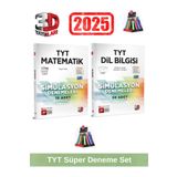 3d 2025 Tyt Matematik 10 Adet-Tyt Dilbilgisi 30 Adet Simulasyon Video Çözümlü Deneme Seti+Kalemlik