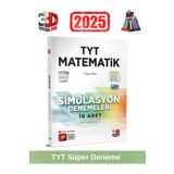 3d 2025 Tyt Matematik 10 Adet(3 Kolay-4 Orta-3 Zor)Simulasyon Video Çözümlü Deneme+Kalemlik