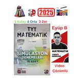 3d 2025 Tyt Matematik Simulasyon 10 Deneme Eyüp B.Video Çözümlü Deneme+Kronometre(Masa Saati)