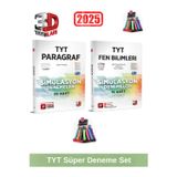 3d 2025 Tyt Paragraf 20 Adet-Tyt Fen 15 Adet Simulasyon Video Çözümlü Deneme Seti+Kalemlik