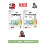3d 2025 Tyt Paragraf 20 Adet-Tyt Sosyal 15 Adet Simulasyon Video Çözümlü Deneme Seti+Kalemlik