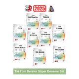 3d 2025 Tyt Tüm Dersler 9 Kitap(M-F-K-B-T-P-D-S-F)244 Adet Simulasyon Deneme Seti+Kalemlik