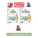 3d 2025 Tyt Türkçe 10 Adet-Tyt Dilbilgisi 30 Adet Simulasyon Video Çözümlü Deneme Seti+Kalemlik