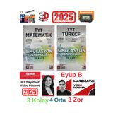3d 2025 Tyt Türkçe 10 Matematik10 Öznur Hoca-Eyüp B.Video Çözümlü Deneme+Android Kalem+Kronometre