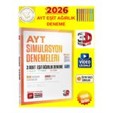 3D 2026 Ayt Eşit Ağırlık 3'Lü Simülasyon Deneme 3D - Ösym Tarzı Sınav Provası+Android Kalem