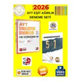 3D 2026 Ayt Eşit Ağırlık Simulasyon 5 Li Deneme+Bilgi Sarmal Ayt Eşit Ağırlık 5+1 Deneme Set