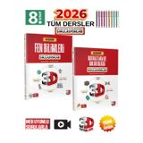 3D 8.Sınıf Lgs 2026 Fen-Din Simülasyon Deneme Seti+Tablet Kalemi Birlikte