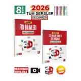 3D 8.Sınıf Lgs 2026 Fen-İnkılap Tarihi Simülasyon Deneme Seti+Tablet Kalemi Birlikte