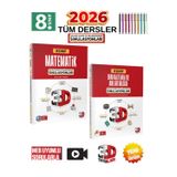 3D 8.Sınıf Lgs 2026 Matematik-Din Simülasyon Deneme Seti+Tablet Kalemi Birlikte