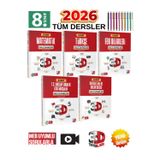 3D 8.Sınıf Lgs 2026 Tüm Dersler (M-T-F-İ-D) 5 Kitap Deneme Seti + Tablet Kalemi Gönderilir