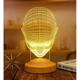 3D Adam 3 Boyutlu Led Lamba