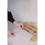 3D Ahşap Bambu Çok Amaçlı Stand ve Folyo Kesme Tahtası - Ahşap - Ceviz - Seçenek 1