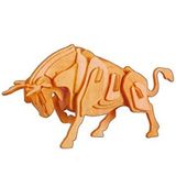 3D Ahşap Boğa Puzzle