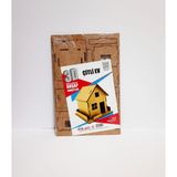3D Ahşap Maket Çitli Ev