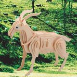3D Ahşsap Keçi Puzzle