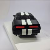 3D Atölyem 3D Baskı Dekoratif Spor Araba Modeli – Siyah/beyaz Çizgili – Koleksiyonluk Masaüstü Maket Oyuncak - Siyah - Beyaz