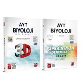 3D Ayt Biyoloji Soru Bankası Ve Deneme Seti 2 Kitap